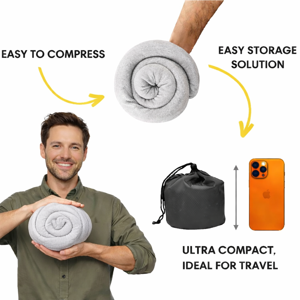 StrideSafe™ Neck Pillow – Sleep safely and comfortably!
