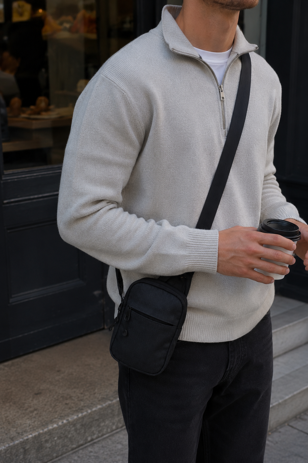 StrideSafe™ – theft-resistant shoulder bag